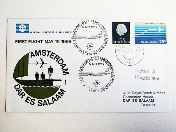 1969 Dar Es Salaam KLM - (5335)